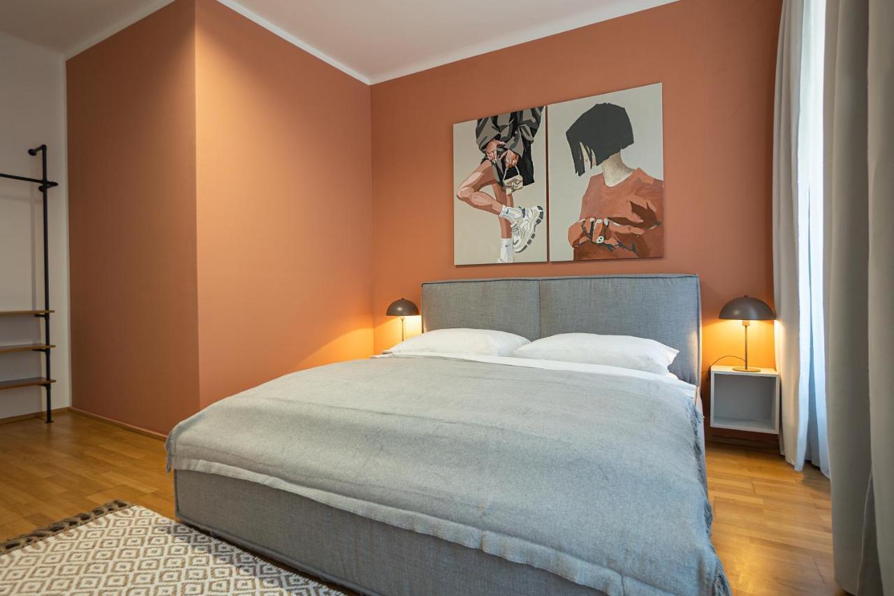 Bright 3-Room Apartment With A King-Size Bed فيينا المظهر الخارجي الصورة